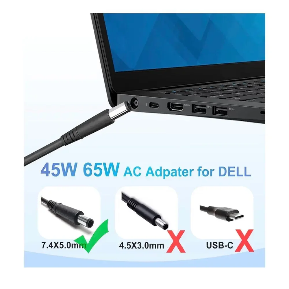 New Dell Latitude 65W LA65NS2-01 Laptop Charger Adapter Compatible Dell Latitude